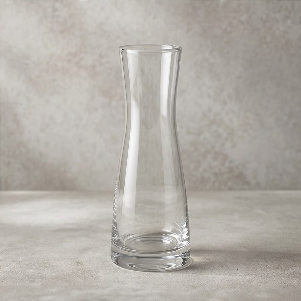 Tall Clear Glass Vase - GV14