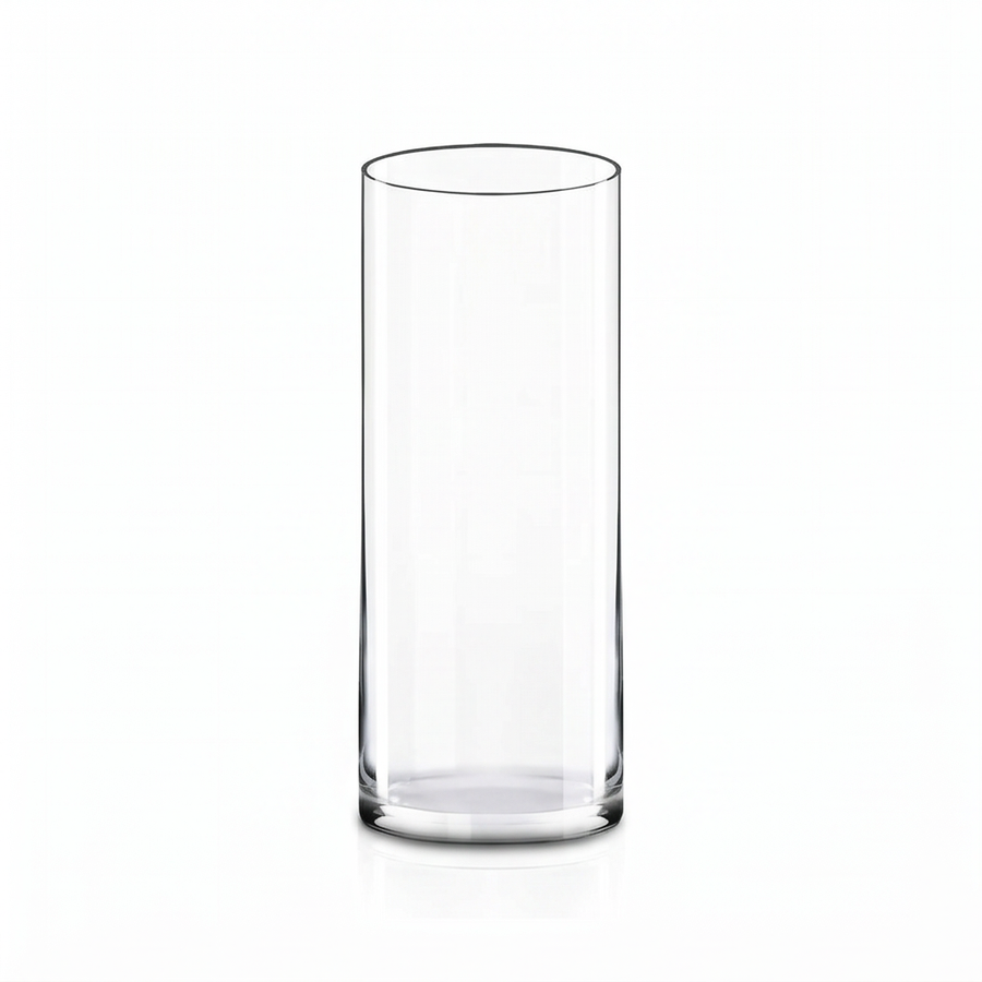 Clear Cylinder Glass Vase - GV12